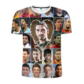 Мужская футболка 3D спортивная с принтом Златан Ибрагимович - лучший в Екатеринбурге, 100% полиэстер с улучшенными характеристиками | приталенный силуэт, круглая горловина, широкие плечи, сужается к линии бедра | zlatan ibrahimovic | златан ибрагимович | лучшие футболисты | любимый игрок | мой любимец | самый крутой | сердце | футбол | швеция | я люблю