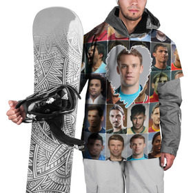 Накидка на куртку 3D с принтом Мануэль Нойер - лучший в Екатеринбурге, 100% полиэстер |  | manuel neuer | бавария | германия | лучшие футболисты | любимый игрок | мануэль нойер | самый крутой | я люблю