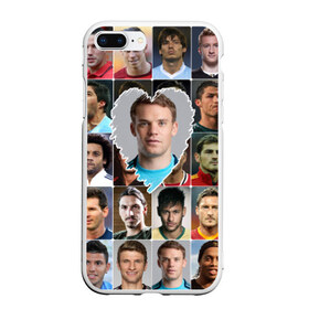 Чехол для iPhone 7Plus/8 Plus матовый с принтом Мануэль Нойер - лучший в Екатеринбурге, Силикон | Область печати: задняя сторона чехла, без боковых панелей | manuel neuer | бавария | германия | лучшие футболисты | любимый игрок | мануэль нойер | самый крутой | я люблю