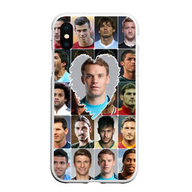 Чехол для iPhone XS Max матовый с принтом Мануэль Нойер - лучший в Екатеринбурге, Силикон | Область печати: задняя сторона чехла, без боковых панелей | manuel neuer | бавария | германия | лучшие футболисты | любимый игрок | мануэль нойер | самый крутой | я люблю