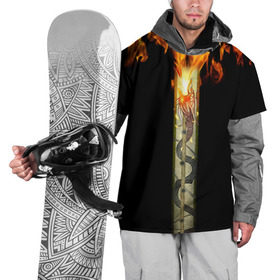 Накидка на куртку 3D с принтом Dragon Lore в Екатеринбурге, 100% полиэстер |  | Тематика изображения на принте: awp | cs go | dragon | lore | винтовка | дракон | контр | кс го | ксго | скин | страйк