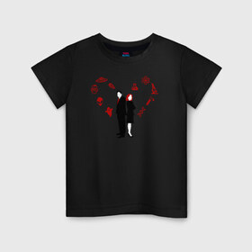 Детская футболка хлопок с принтом MSR в Екатеринбурге, 100% хлопок | круглый вырез горловины, полуприлегающий силуэт, длина до линии бедер | mulder | scully | x files | малдер | материалы | нло | пришельцы | секретные | скалли