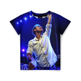 Детская футболка 3D с принтом Armin Van Buuren в Екатеринбурге, 100% гипоаллергенный полиэфир | прямой крой, круглый вырез горловины, длина до линии бедер, чуть спущенное плечо, ткань немного тянется | armin van buuren | avb | dj | армин ван бюрен