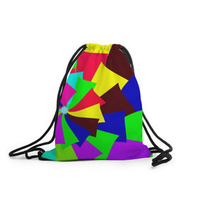 Рюкзак-мешок 3D с принтом Moment в Екатеринбурге, 100% полиэстер | плотность ткани — 200 г/м2, размер — 35 х 45 см; лямки — толстые шнурки, застежка на шнуровке, без карманов и подкладки | краски | пятна | цветные
