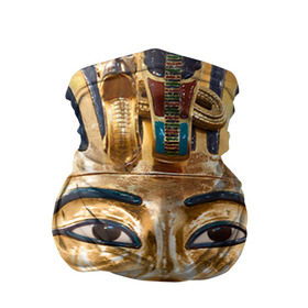 Бандана-труба 3D с принтом Фараон в Екатеринбурге, 100% полиэстер, ткань с особыми свойствами — Activecool | плотность 150‒180 г/м2; хорошо тянется, но сохраняет форму | египет | фараон