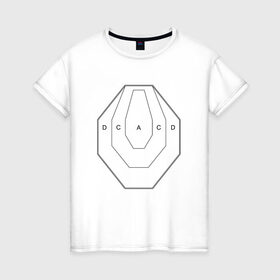 Женская футболка хлопок с принтом Мишень IPSC в Екатеринбурге, 100% хлопок | прямой крой, круглый вырез горловины, длина до линии бедер, слегка спущенное плечо | мищшень | оружие | стрельба