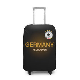 Чехол для чемодана 3D с принтом Сборная Германии 2016 в Екатеринбурге, 86% полиэфир, 14% спандекс | двустороннее нанесение принта, прорези для ручек и колес | germany