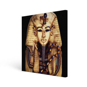 Холст квадратный с принтом Хатшепсут в Екатеринбурге, 100% ПВХ |  | египет | женщина | золото | маска | фараон египта | хатшепсут
