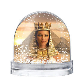 Снежный шар с принтом Клеопатра в Екатеринбурге, Пластик | Изображение внутри шара печатается на глянцевой фотобумаге с двух сторон | египет | египетская | закат | золото | клеопатра | корона | песок | пирамиды | пустыня | солнце | царица
