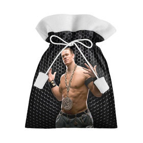 Подарочный 3D мешок с принтом John Cena в Екатеринбурге, 100% полиэстер | Размер: 29*39 см | Тематика изображения на принте: john cena | wwe чемпион | джон сина
