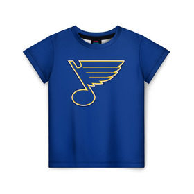Детская футболка 3D с принтом Saint louis blues Tarasenko 91 в Екатеринбурге, 100% гипоаллергенный полиэфир | прямой крой, круглый вырез горловины, длина до линии бедер, чуть спущенное плечо, ткань немного тянется | saint louis blues | tarasenko | тарасенко
