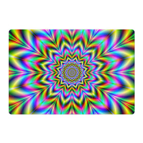 Магнитный плакат 3Х2 с принтом Красочная иллюзия в Екатеринбурге, Полимерный материал с магнитным слоем | 6 деталей размером 9*9 см | гипноз | движение | красочный фон | обман зрения | оптическая иллюзия | погружение | текстура | фокус