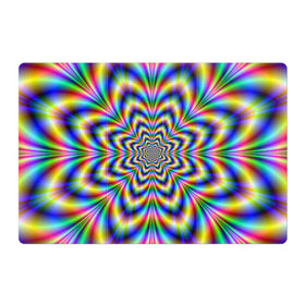 Магнитный плакат 3Х2 с принтом Красочная иллюзия в Екатеринбурге, Полимерный материал с магнитным слоем | 6 деталей размером 9*9 см | Тематика изображения на принте: гипноз | движение | красочный фон | обман зрения | оптическая иллюзия | погружение | текстура | фокус