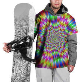 Накидка на куртку 3D с принтом Спектральная иллюзия в Екатеринбурге, 100% полиэстер |  | Тематика изображения на принте: взрыв | гипноз | движение | краски | красочный фон | обман зрения | оптическая иллюзия | погружение | текстура | фокус | цветовой спектр