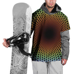 Накидка на куртку 3D с принтом Погружение в бездну в Екатеринбурге, 100% полиэстер |  | Тематика изображения на принте: гипноз | движение | обман зрения | оптическая иллюзия | погружение | текстура | фокус