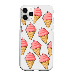 Чехол для iPhone 11 Pro матовый с принтом Мороженки в Екатеринбурге, Силикон |  | девушкам | мороженка | мороженое | сладкая