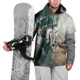 Накидка на куртку 3D с принтом Утки в Екатеринбурге, 100% полиэстер |  | капкан | оружие | охотник | охотники на привале | природа | рассвет | рога | ружье | трофей | туризм | чучело