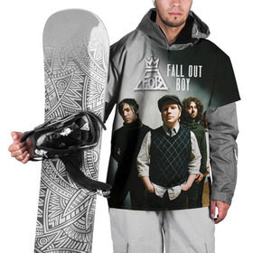 Накидка на куртку 3D с принтом Fall out boy в Екатеринбурге, 100% полиэстер |  | fall out boy