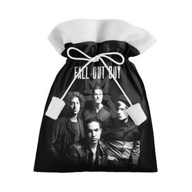 Подарочный 3D мешок с принтом Группа Fall out boy в Екатеринбурге, 100% полиэстер | Размер: 29*39 см | fall out boy