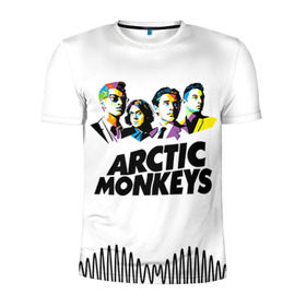 Мужская футболка 3D спортивная с принтом Arctic Monkeys 2 в Екатеринбурге, 100% полиэстер с улучшенными характеристиками | приталенный силуэт, круглая горловина, широкие плечи, сужается к линии бедра | am | arctic | arctic monkeys | monkeys | rock | алекс тёрнер | амы | арктические мартышки | джейми кук | мартышки | мэтт хелдерс. ам | ник омэлли | ник о’мэлли | рок