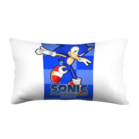 Подушка 3D антистресс с принтом Sonic The-Hedgehog в Екатеринбурге, наволочка — 100% полиэстер, наполнитель — вспененный полистирол | состоит из подушки и наволочки на молнии | sega sonic