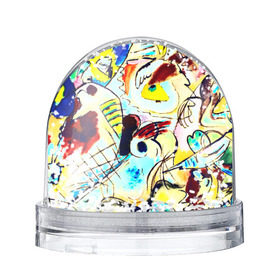 Снежный шар с принтом Ample в Екатеринбурге, Пластик | Изображение внутри шара печатается на глянцевой фотобумаге с двух сторон | new | живопись | кандинский | краска | прикольные | рисунок