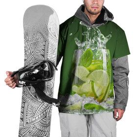 Накидка на куртку 3D с принтом Коктейль в Екатеринбурге, 100% полиэстер |  | Тематика изображения на принте: cocktail | коктель | кола | напиток | спрайт | фреш
