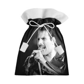 Подарочный 3D мешок с принтом Фредди Меркьюри в Екатеринбурге, 100% полиэстер | Размер: 29*39 см | freddie mercury | queen. | автор песен | британский | вокалист | певец | рок группа | фредди меркьюри