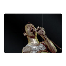 Магнитный плакат 3Х2 с принтом Фредди Меркьюри в Екатеринбурге, Полимерный материал с магнитным слоем | 6 деталей размером 9*9 см | freddie mercury | queen. | автор песен | британский | вокалист | певец | рок группа | фредди меркьюри