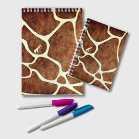 Блокнот с принтом Жирафик в Екатеринбурге, 100% бумага | 48 листов, плотность листов — 60 г/м2, плотность картонной обложки — 250 г/м2. Листы скреплены удобной пружинной спиралью. Цвет линий — светло-серый
 | жираф | жирафик | текстуры