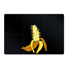 Магнитный плакат 3Х2 с принтом Банан 18+ в Екатеринбурге, Полимерный материал с магнитным слоем | 6 деталей размером 9*9 см | Тематика изображения на принте: банан | большой банан | ххх