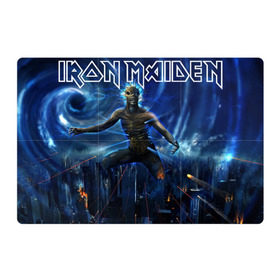 Магнитный плакат 3Х2 с принтом Iron Maiden в Екатеринбурге, Полимерный материал с магнитным слоем | 6 деталей размером 9*9 см | iron maiden | rock | рок | череп