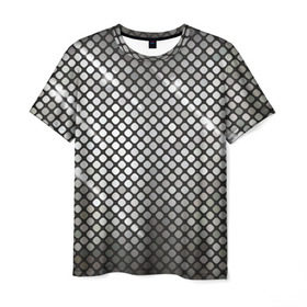 Мужская футболка 3D с принтом Silver style в Екатеринбурге, 100% полиэфир | прямой крой, круглый вырез горловины, длина до линии бедер | club | клуб | серебро | стиль