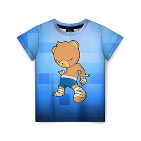 Детская футболка 3D с принтом Muay thai 2 в Екатеринбурге, 100% гипоаллергенный полиэфир | прямой крой, круглый вырез горловины, длина до линии бедер, чуть спущенное плечо, ткань немного тянется | muay thai