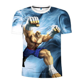Мужская футболка 3D спортивная с принтом Muay thai 3 в Екатеринбурге, 100% полиэстер с улучшенными характеристиками | приталенный силуэт, круглая горловина, широкие плечи, сужается к линии бедра | muay thai