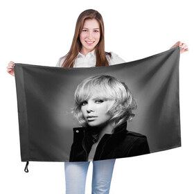 Флаг 3D с принтом Шарлиз Терон в Екатеринбурге, 100% полиэстер | плотность ткани — 95 г/м2, размер — 67 х 109 см. Принт наносится с одной стороны | charlize theron | американская | киноактриса | модель | шарлиз терон