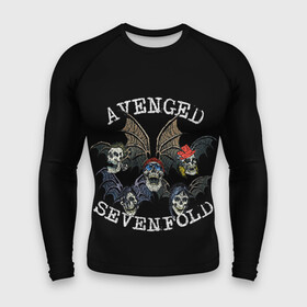 Мужской рашгард 3D с принтом Avenged Sevenfold в Екатеринбурге,  |  | Тематика изображения на принте: avenged sevenfold
