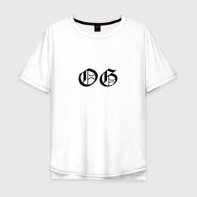 Мужская футболка хлопок Oversize с принтом OPTIMUS GANG в Екатеринбурге, 100% хлопок | свободный крой, круглый ворот, “спинка” длиннее передней части | Тематика изображения на принте: gang | optimus | optimus gang | sad