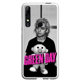 Чехол для Honor P Smart Z с принтом Green Day в Екатеринбурге, Силикон | Область печати: задняя сторона чехла, без боковых панелей | Тематика изображения на принте: green day | грин дей | зеленый день