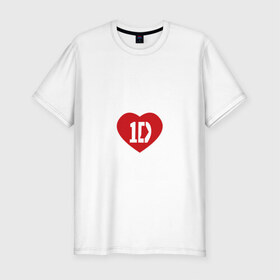 Мужская футболка премиум с принтом One Direction в Екатеринбурге, 92% хлопок, 8% лайкра | приталенный силуэт, круглый вырез ворота, длина до линии бедра, короткий рукав | ван дирекшен | зейн малик | лиам пейн | луи томлинсон | найл хоран