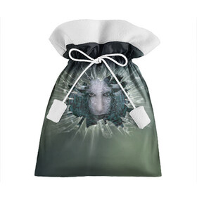 Подарочный 3D мешок с принтом Мэрилин Мэнсон в Екатеринбурге, 100% полиэстер | Размер: 29*39 см | marilyn manson мэрилин мэнсон | музыка | рок | шок рокер