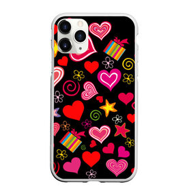 Чехол для iPhone 11 Pro Max матовый с принтом Любовь в Екатеринбурге, Силикон |  | love is | любовь | подарки | сердца