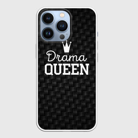 Чехол для iPhone 13 Pro с принтом Drama queen в Екатеринбурге,  |  | drama | drama queen | hipster | queen | swag | свег | свэг | хипстер | хисптеры