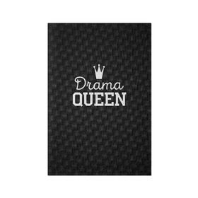 Обложка для паспорта матовая кожа с принтом Drama queen в Екатеринбурге, натуральная матовая кожа | размер 19,3 х 13,7 см; прозрачные пластиковые крепления | drama | drama queen | hipster | queen | swag | свег | свэг | хипстер | хисптеры