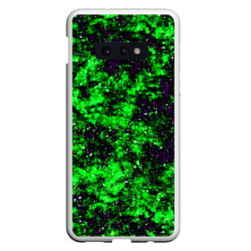 Чехол для Samsung S10E с принтом Green color в Екатеринбурге, Силикон | Область печати: задняя сторона чехла, без боковых панелей | гранж | зеленый | краска | новые | текстуры | цветные