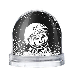 Снежный шар с принтом Гагарин 9 в Екатеринбурге, Пластик | Изображение внутри шара печатается на глянцевой фотобумаге с двух сторон | 12 апреля | гагарин | день космонавтики | космонавт | космонавтика | космос | юра | юрий
