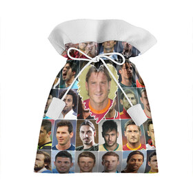 Подарочный 3D мешок с принтом Франческо Тотти - лучший в Екатеринбурге, 100% полиэстер | Размер: 29*39 см | francesco totti | лучший футболист | любимый игрок | сердце | франческо тотти | футбол | я люблю