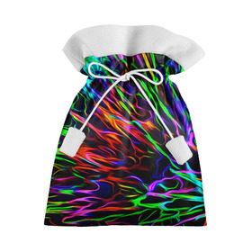 Подарочный 3D мешок с принтом Разноцветные разводы в Екатеринбурге, 100% полиэстер | Размер: 29*39 см | гранж | краска | разводы | цветные