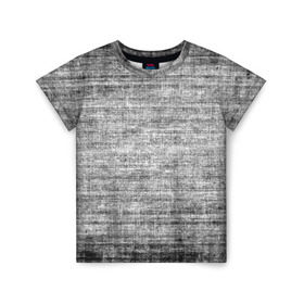 Детская футболка 3D с принтом Плетёнка в Екатеринбурге, 100% гипоаллергенный полиэфир | прямой крой, круглый вырез горловины, длина до линии бедер, чуть спущенное плечо, ткань немного тянется | Тематика изображения на принте: мешок | сетка | сукно | ткань