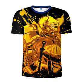 Мужская футболка 3D спортивная с принтом Dark Souls 15 в Екатеринбурге, 100% полиэстер с улучшенными характеристиками | приталенный силуэт, круглая горловина, широкие плечи, сужается к линии бедра | Тематика изображения на принте: dark souls